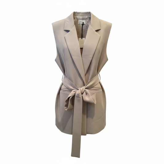 TAC0410 - VICOLO GILET FLUIDO VANIGLIA