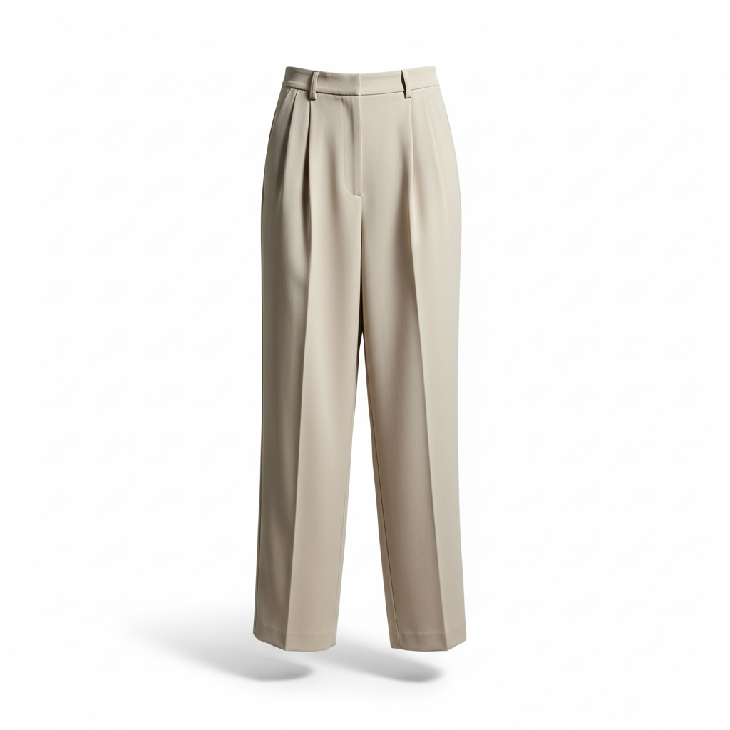 TAC0411 - VICOLO PANTALONE FLUIDO VANIGLIA