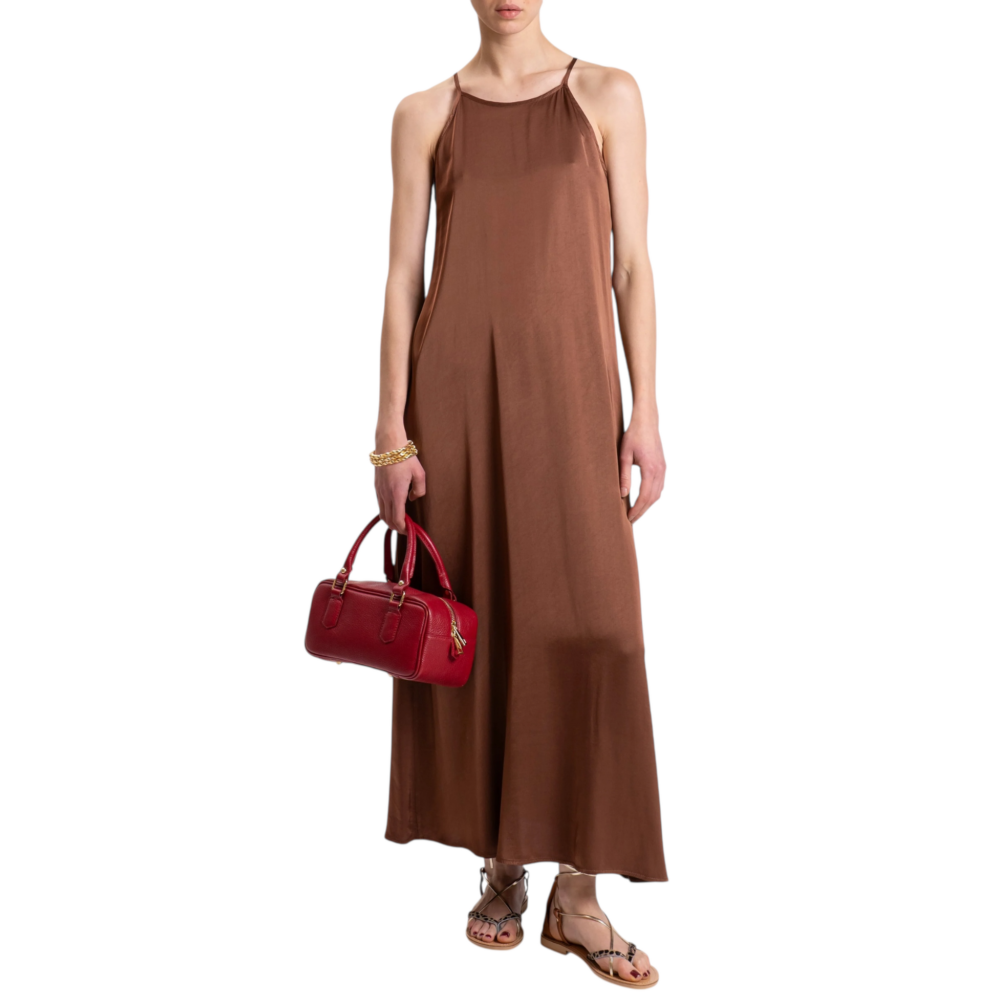 TD2445 - Vicolo Abito Satin Moka