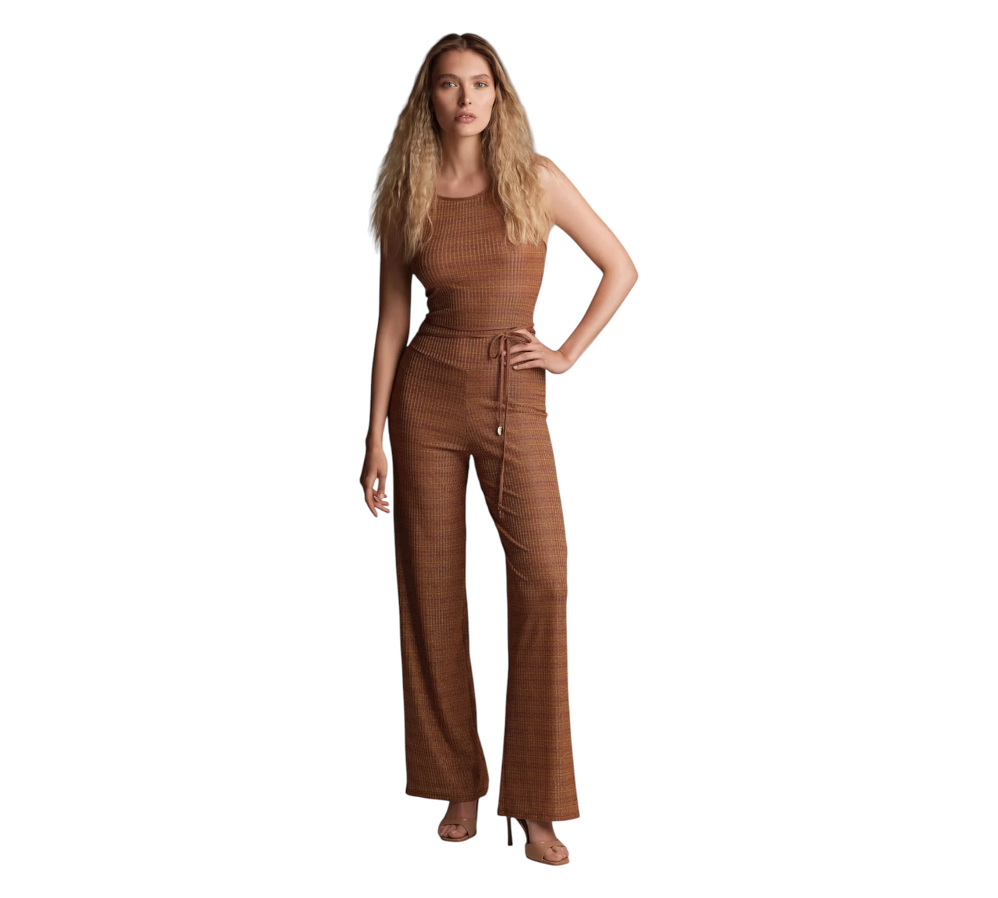 TUC61016 - COTAZUR TUTA LUNGA LUREX RUGGINE