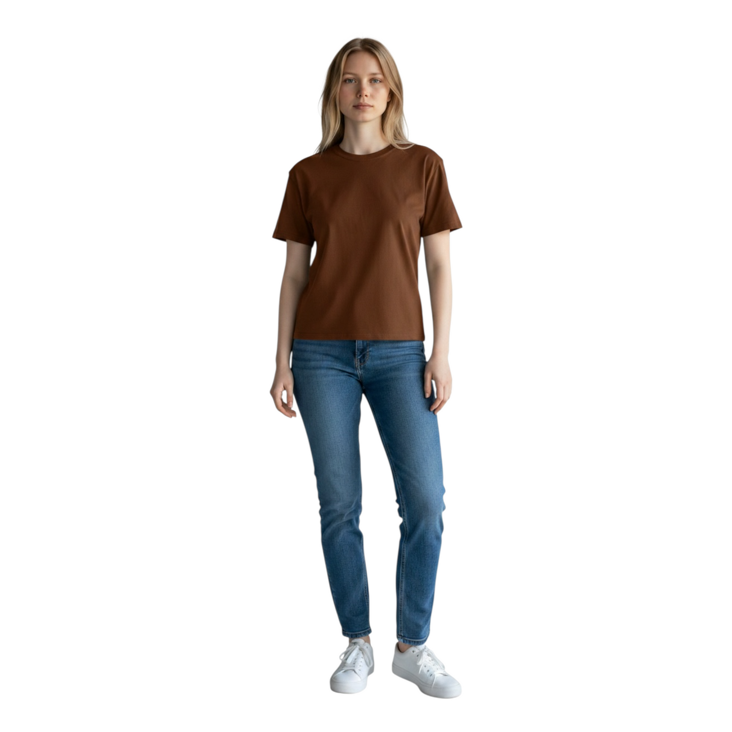 UAB0083 - VICOLO TSHIRT BASIC MARRONE
