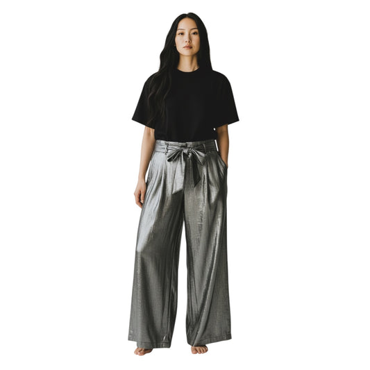 VI62 - OTRO AMOR PANTALONE LAMINATO VERDE SALVIA