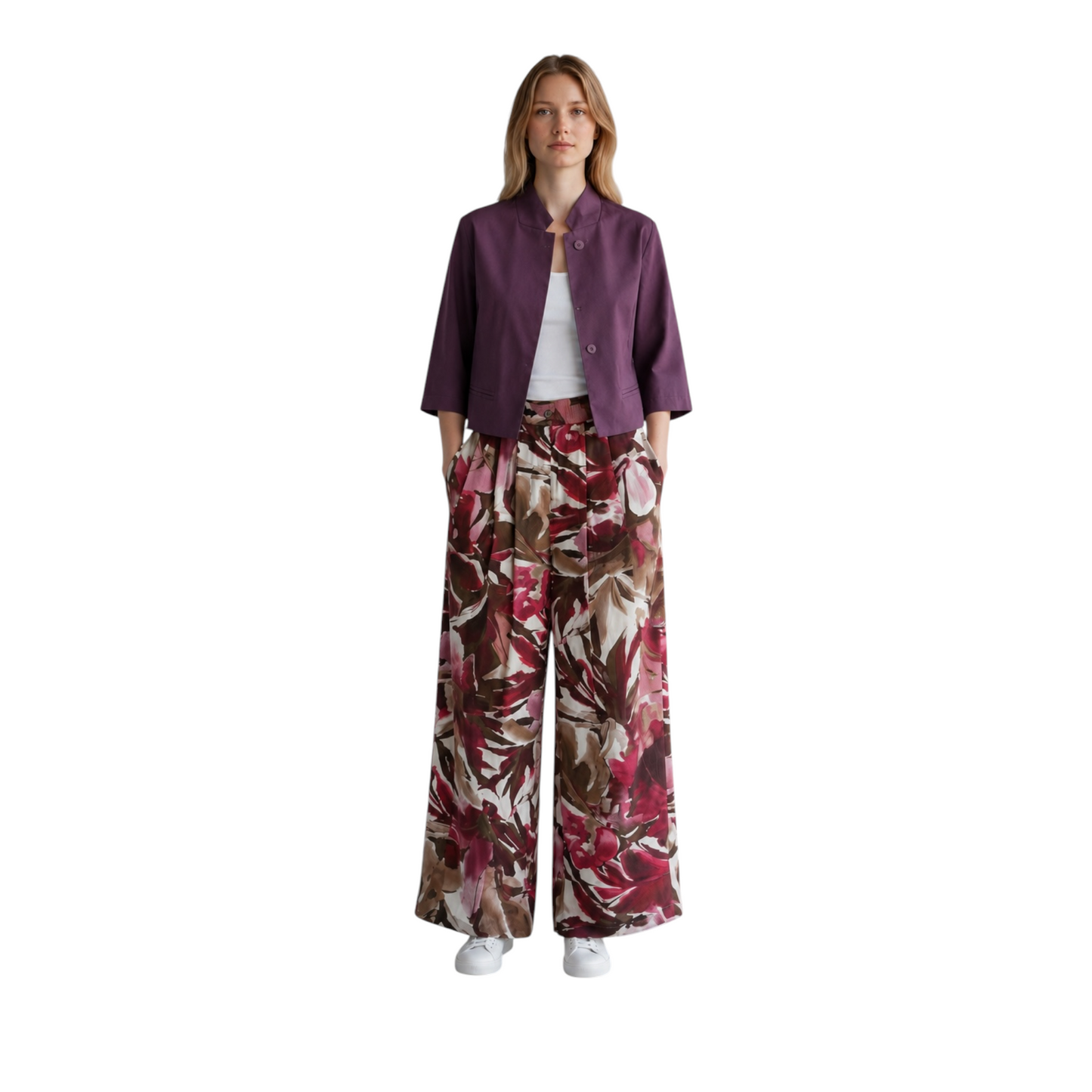Vicolo - Pantalone Ampio Fantasia