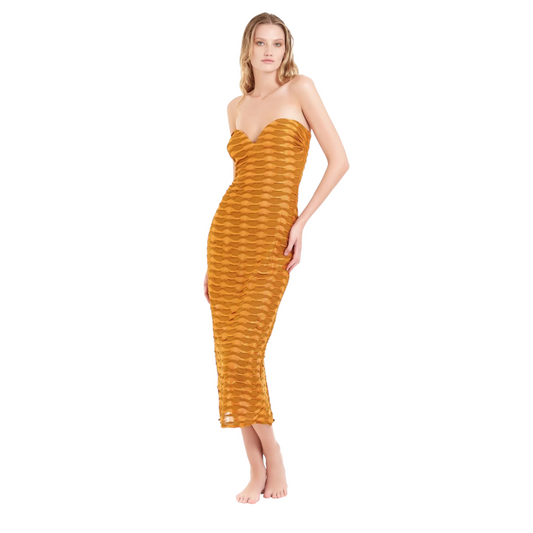 VSCA0086 - Cotazur Abito Bustier Ocra