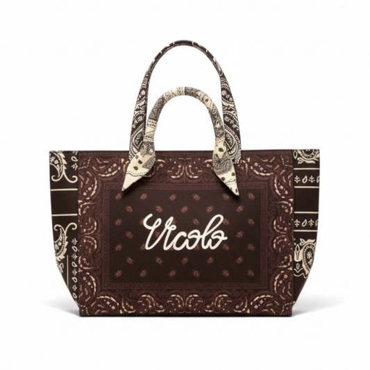 XAB0009 - VICOLO BORSA IBIZA-QUILTED-MORO-BURRO