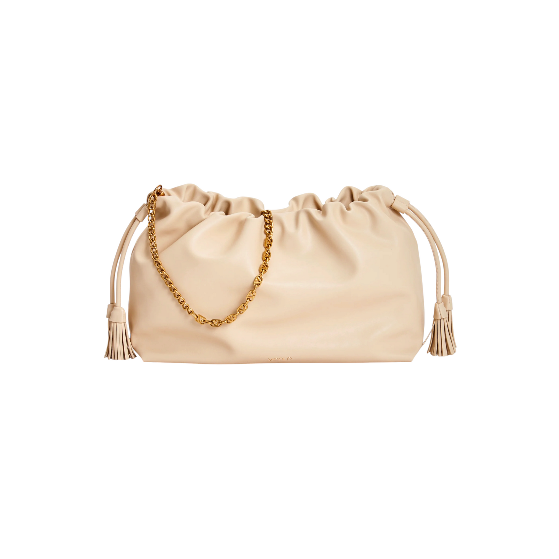 XAB0034 - VICOLO BORSA TASSEL BURRO