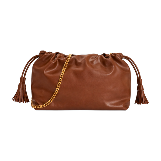 XAB0034 - VICOLO BORSA TASSEL FONDENTE