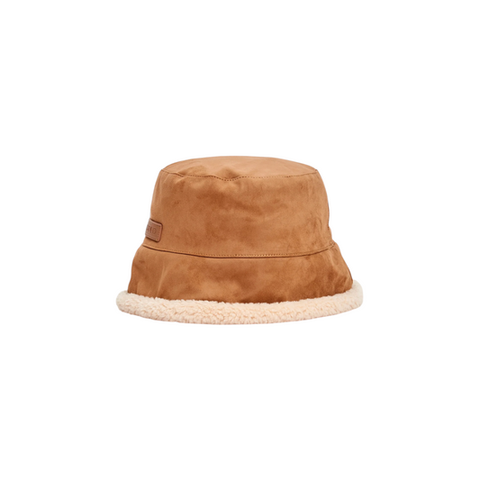 XAC0043 - Vicolo Cappello Fisherman Teddy Beige-Marrone