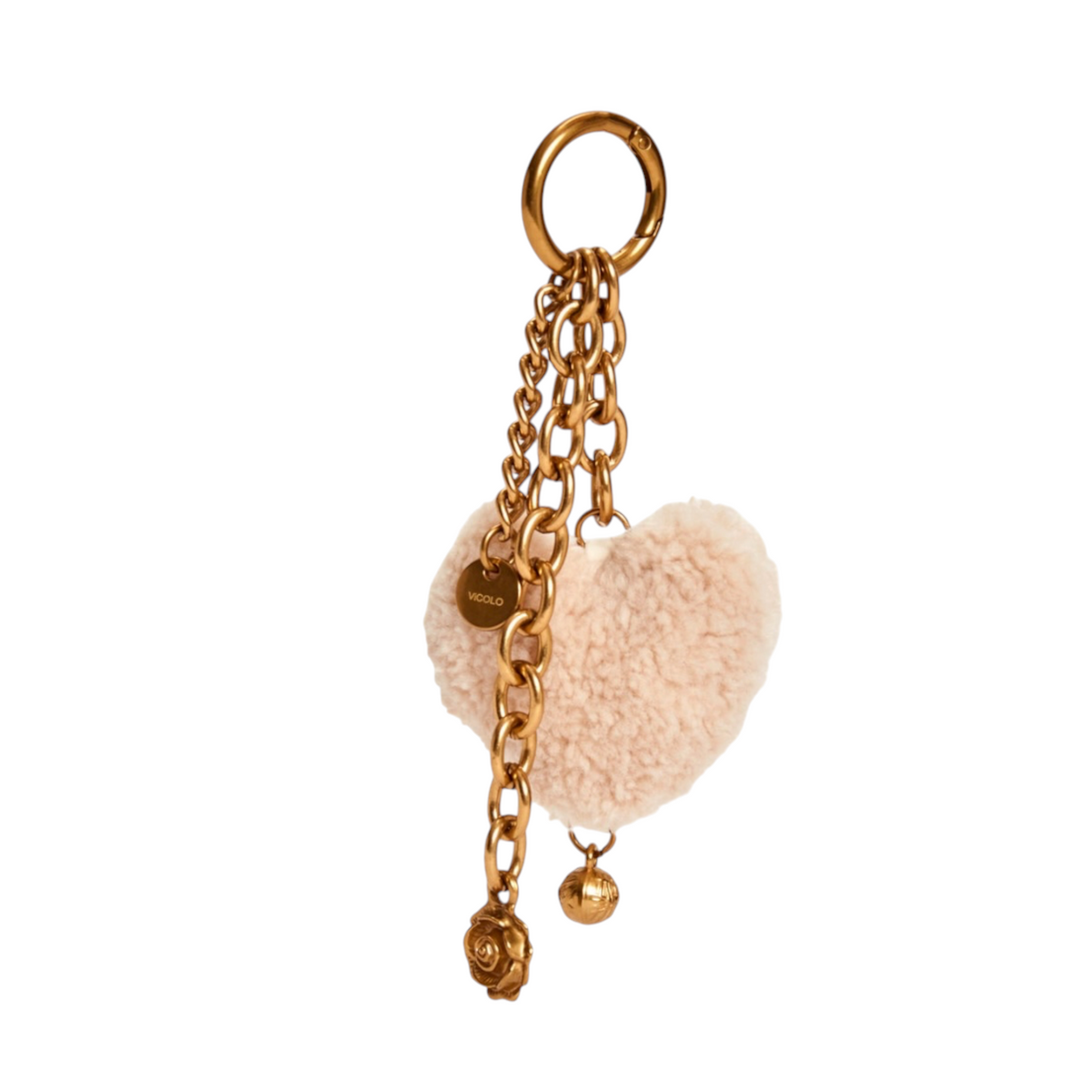 XAC0059 - VICOLO PORTACHIAVI CHARMS CON CUORE TEDDY