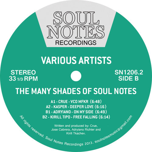 Various Artists - The many shades of soul notes Vol.2