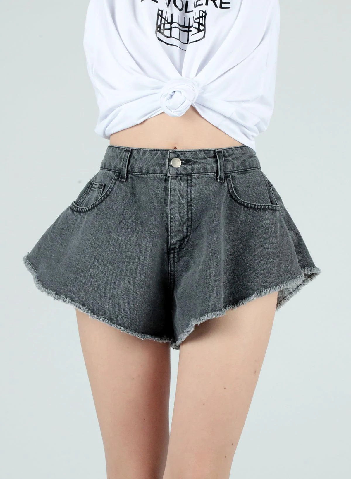 Le Voliere - Denim Shorts